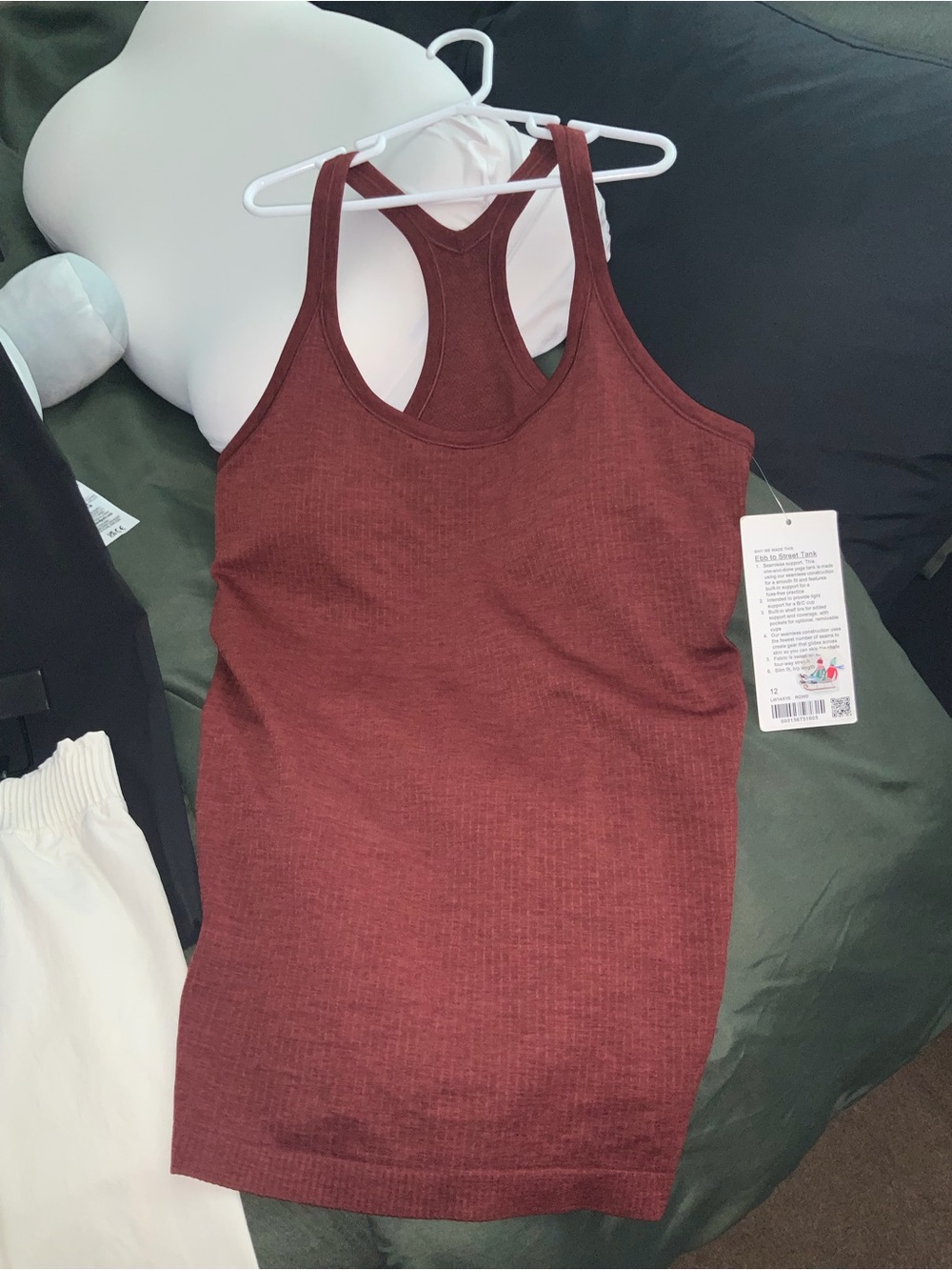 lululemon athletica Ribbed Racerback Ebb to Street Tank - Harvest Orange